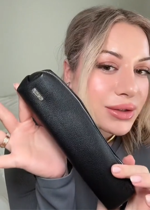 Premium Leren Reisetui Voor Borstel