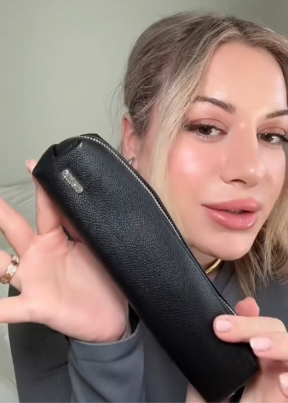 Premium Leren Reisetui Voor Borstel